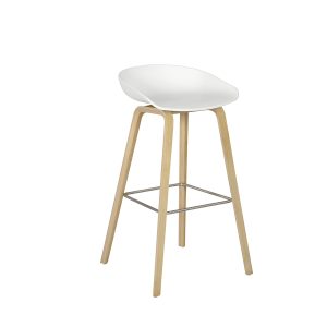 TABOURET SOHO BLANC BOIS